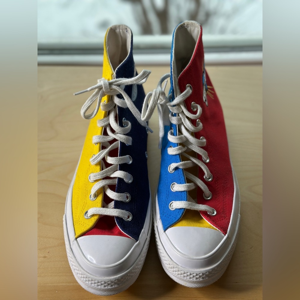 Converse Golf Wang Red and Black High-Top Sneakers 70th edition Unisex